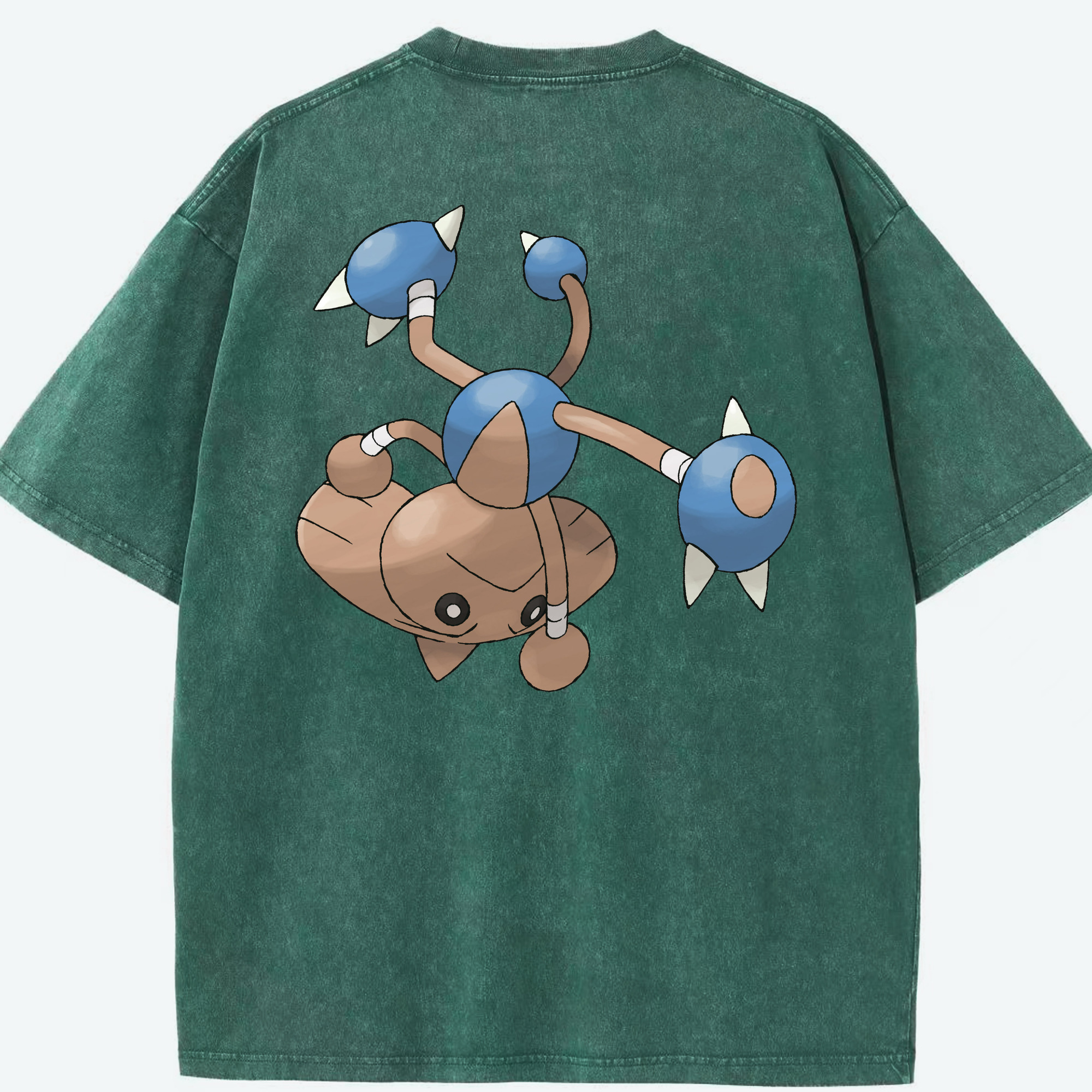 （画像用） ポケットモンスター Pokémon 綿100% ヴィンテージ風 半袖Tシャツ（背面プリント）